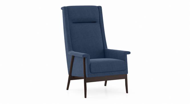 Milo Wing Chair (Lapis Blue) by Urban Ladder - Cross View Design 1 - 366272