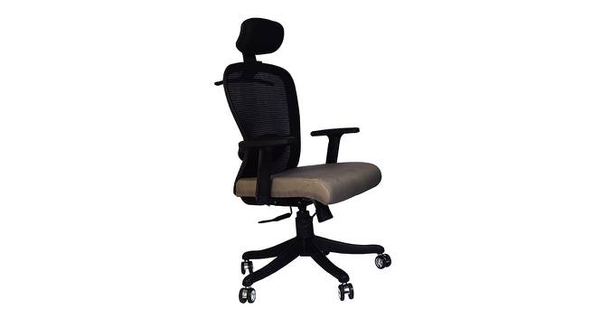 Landers Study Chair (Grey & Black) by Urban Ladder - Cross View Design 1 - 366348