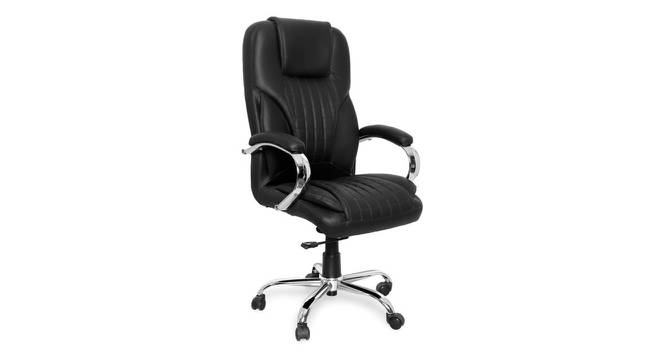 Abad Study Chair (Black) by Urban Ladder - Cross View Design 1 - 366357