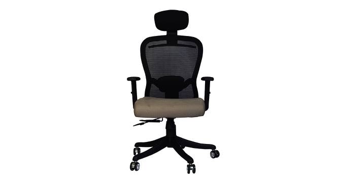 Landers Study Chair (Grey & Black) by Urban Ladder - Front View Design 1 - 366369