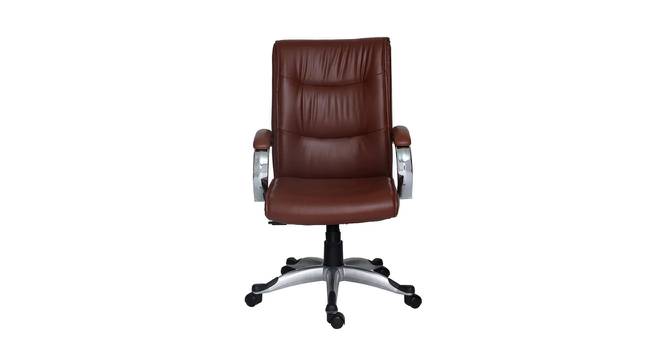 Chappell Study Chair (Brown) by Urban Ladder - Front View Design 1 - 366375