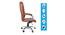 Devona Study Chair (Tan) by Urban Ladder - Rear View Design 1 - 366400