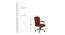 Glover Study Chair (Brown) by Urban Ladder - Design 1 Dimension - 366426