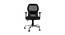 Vaile Study Chair (Black) by Urban Ladder - Front View Design 1 - 366472
