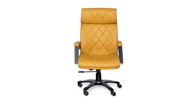 Thayer Study Chair (Yellow) by Urban Ladder - Front View Design 1 - 366476