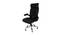 Ronson Study Chair (Black) by Urban Ladder - Rear View Design 1 - 366486