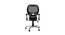 Vaile Study Chair (Black) by Urban Ladder - Design 1 Side View - 366509