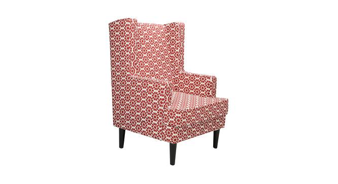 Brighton Lounge Chair (Brick Red, Matte Finish) by Urban Ladder - Cross View Design 1 - 366636