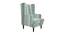 Brighton Lounge Chair (Matte Finish, Green Stripes Pattern) by Urban Ladder - Cross View Design 1 - 366637