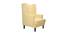Brighton Lounge Chair (Matte Finish, Mustard Wave Pattern) by Urban Ladder - Cross View Design 1 - 366638