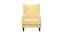 Brighton Lounge Chair (Matte Finish, Mustard Wave Pattern) by Urban Ladder - Front View Design 1 - 366647