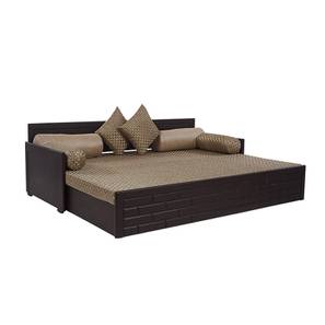 Sofa Cum Bed In Mumbai Design Brick 3 Seater Pull Out Sofa cum Bed False In Beige & Brown Colour