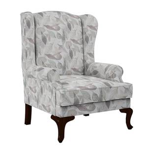 Green Chair Design Carroll Lounge Chair in Brown & Green Fabric