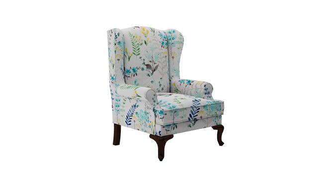 Carroll Lounge Chair (Blue, Matte Finish) by Urban Ladder - Cross View Design 1 - 366686