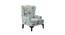 Carroll Lounge Chair (Blue, Matte Finish) by Urban Ladder - Cross View Design 1 - 366686