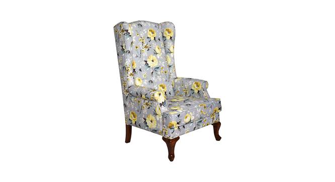 Carroll Lounge Chair (Matte Finish, Yellow Grey) by Urban Ladder - Cross View Design 1 - 366692