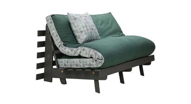 Ellis Futon (Green, Green Finish) by Urban Ladder - Cross View Design 1 - 366743