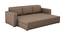 Tribeca Sofa cum Bed (Brown, Brown Finish) by Urban Ladder - Cross View Design 1 - 366810