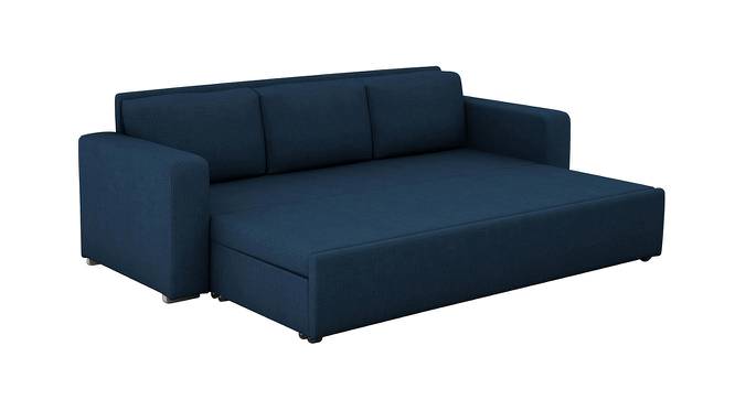Tribeca Sofa cum Bed (Royal Blue, Royal Blue Finish) by Urban Ladder - Cross View Design 1 - 366813