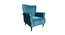 Roosevelt Lounge Chair (Green, Matte Finish) by Urban Ladder - Cross View Design 1 - 366819