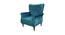 Roosevelt Lounge Chair (Green, Matte Finish) by Urban Ladder - Front View Design 1 - 366830