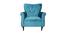 Roosevelt Lounge Chair (Green, Matte Finish) by Urban Ladder - Rear View Design 1 - 366841