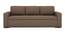 Tribeca Sofa cum Bed (Brown, Brown Finish) by Urban Ladder - Design 1 Side View - 366843