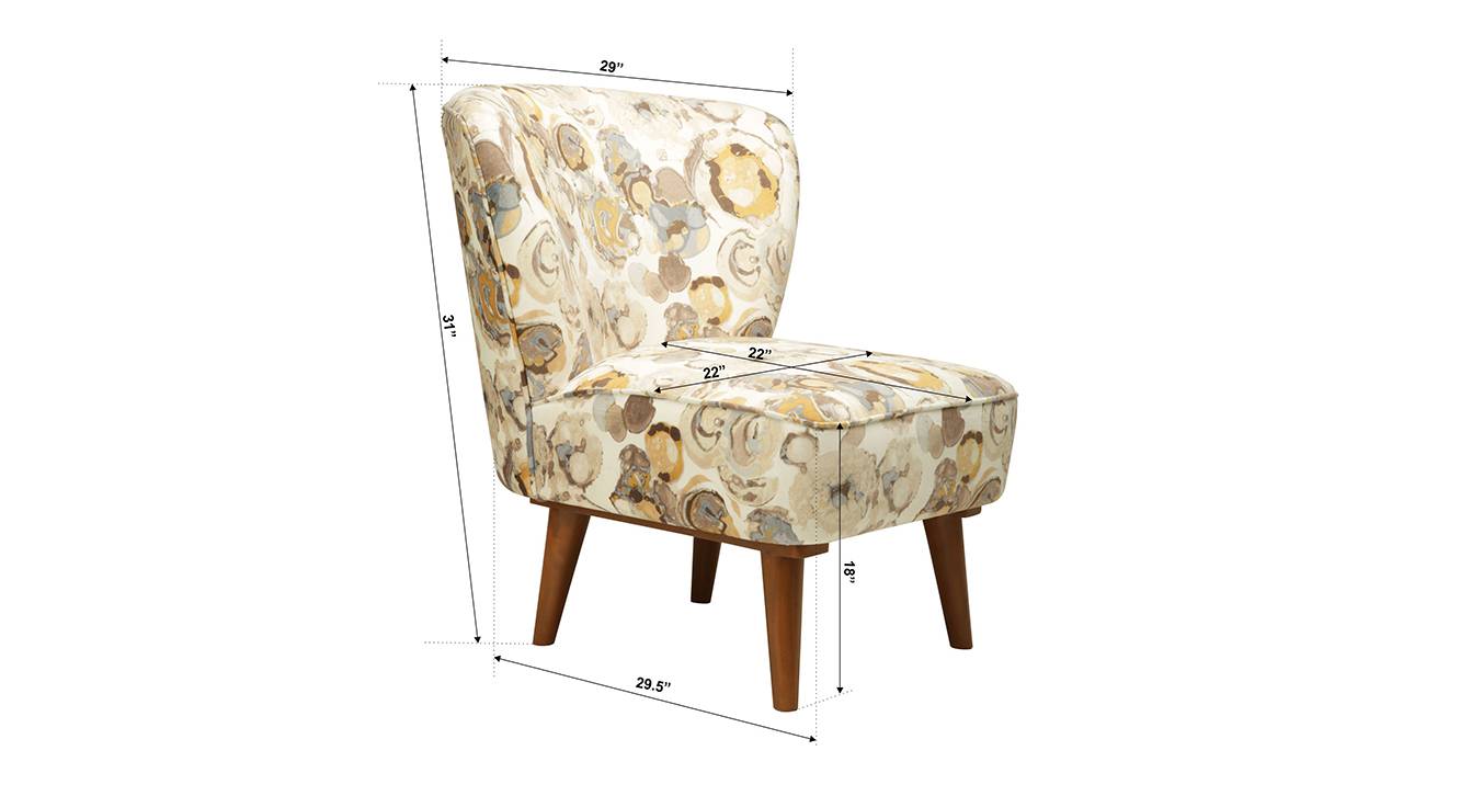 Pacific lounge chair marble ochre 6