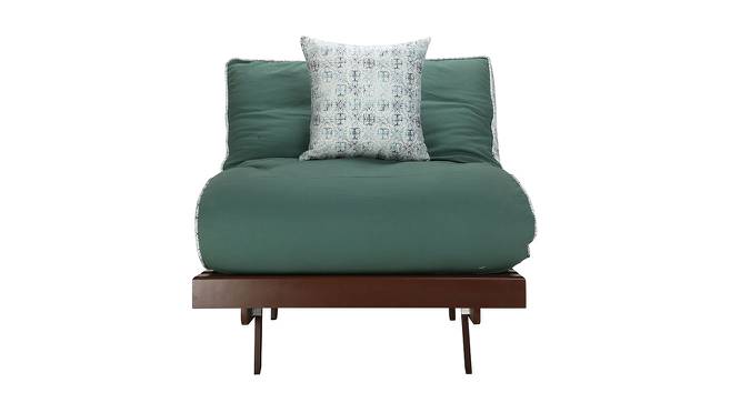 Wingate Futon (Green, Green Finish) by Urban Ladder - Front View Design 1 - 366891