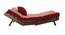 Wingate Futon (Red Four Leaf, Red Four Leaf Finish) by Urban Ladder - Rear View Design 1 - 366898