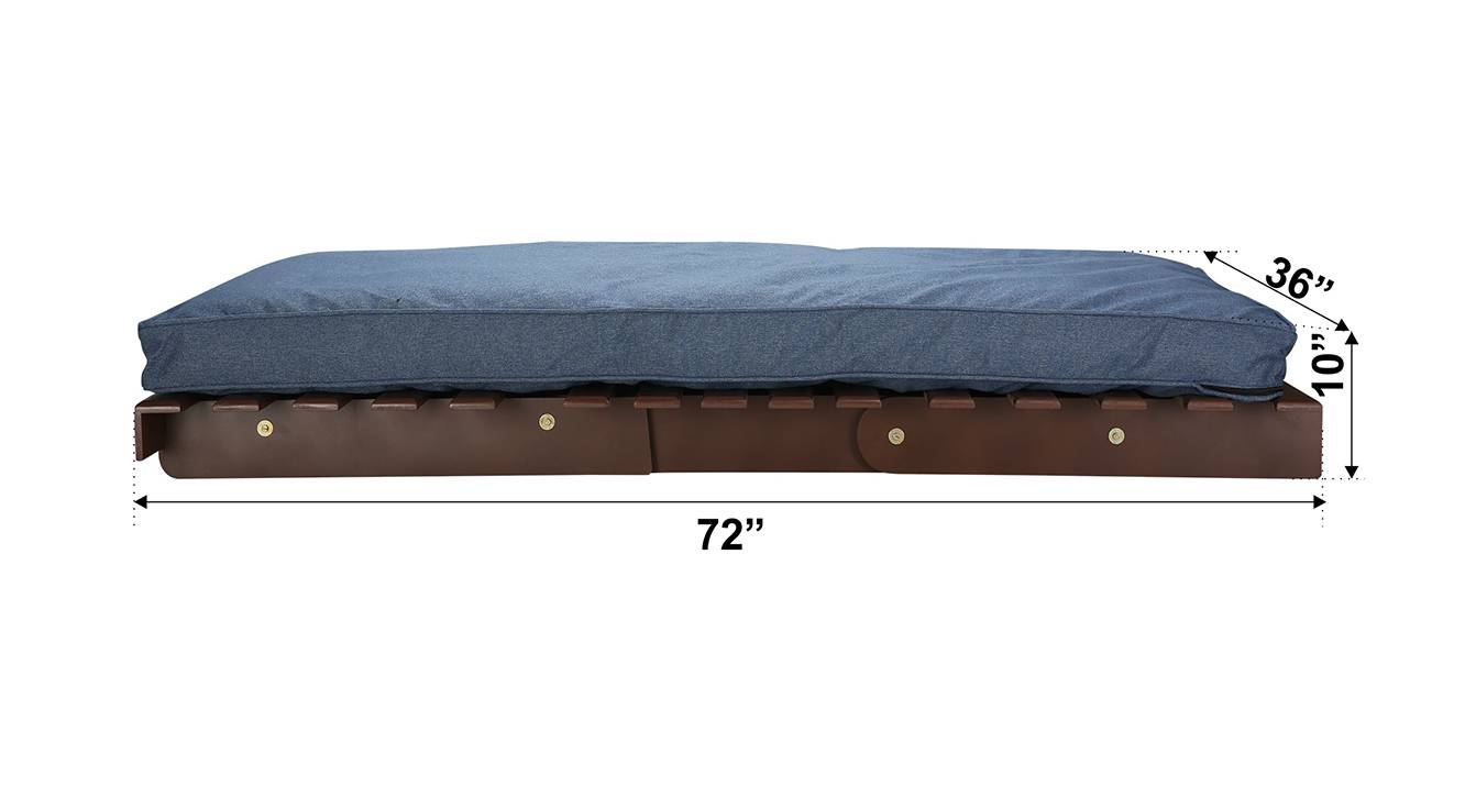 Wingate futon blue brown 7