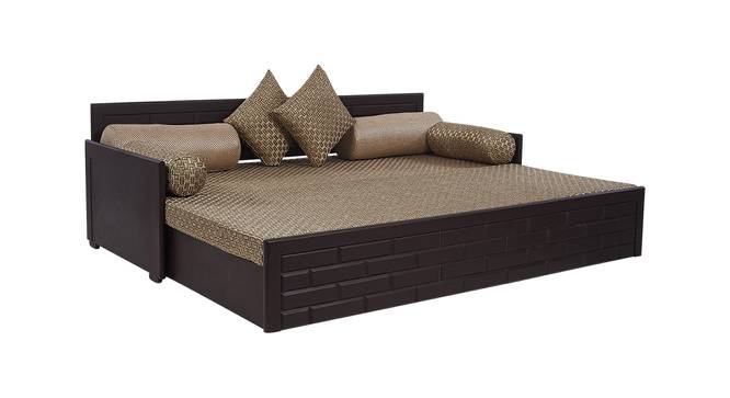 Ditmas Sofa cum Bed (Beige & Brown, Beige & Brown Finish) by Urban Ladder - Cross View Design 1 - 366930