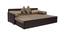Ditmas Sofa cum Bed (Beige & Brown, Beige & Brown Finish) by Urban Ladder - Cross View Design 1 - 366930