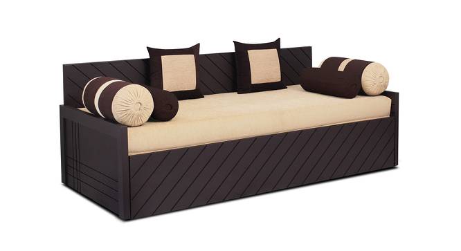 Amelie Sofa cum Bed (Wenge Finish, Cream) by Urban Ladder - Cross View Design 1 - 366949