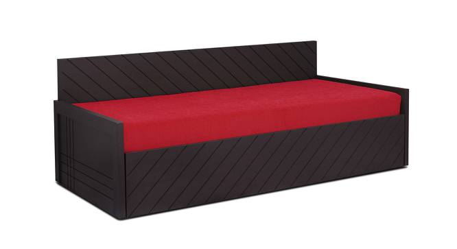 Cameron Sofa cum Bed (Wenge Finish, Red) by Urban Ladder - Cross View Design 1 - 366953