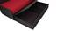 Cameron Sofa cum Bed (Wenge Finish, Red) by Urban Ladder - Rear View Design 1 - 366971
