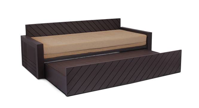Chanton Sofa cum Bed (Wenge Finish, Brown) by Urban Ladder - Front View Design 1 - 367027