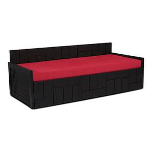 Palemor Sofa Cum Bed Design Nelson 3 Seater Pull Out Sofa cum Bed With Storage In Red Colour