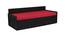 Esmeralda Sofa cum Bed (Wenge Finish, Red) by Urban Ladder - Cross View Design 1 - 367075