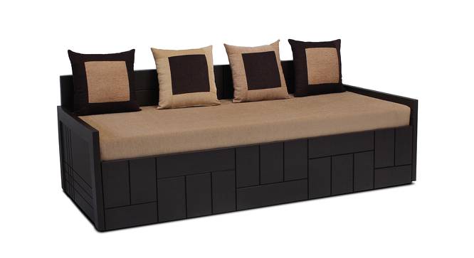 Estella Sofa cum Bed (Wenge Finish, Brown) by Urban Ladder - Cross View Design 1 - 367076