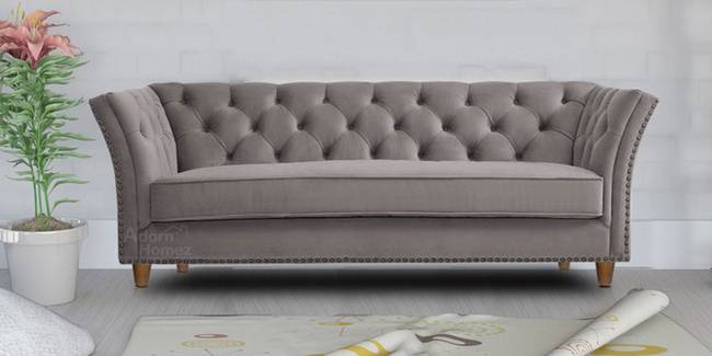 Gilmore Fabric Sofa - Grey (Grey, 3-seater Custom Set - Sofas, None Standard Set - Sofas, Fabric Sofa Material, Regular Sofa Size, Regular Sofa Type)