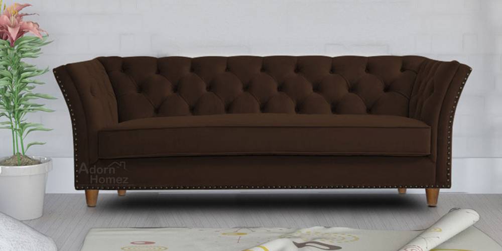 Gilmore Fabric Sofa - Brown by Urban Ladder - - 