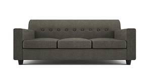 Solitaire Fabric Sofa - Dark Grey