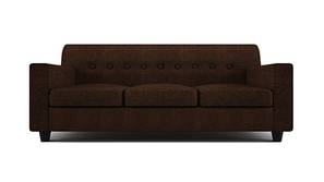 Solitaire Fabric Sofa - Brown