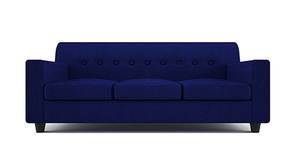 Solitaire Fabric Sofa - Navy Blue