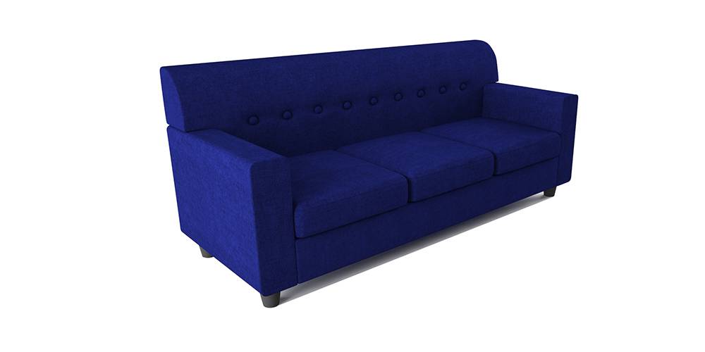 Solitaire Fabric Sofa Navy Blue Urban Ladder