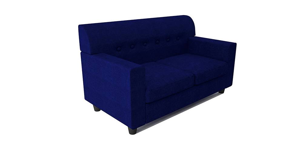 Solitaire Fabric Sofa Navy Blue Urban Ladder