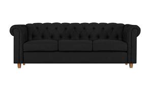 Starthford Fabric Sofa- Black