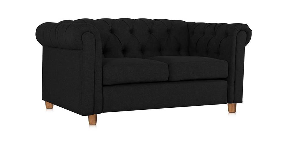 Starthford Fabric Sofa Black Urban Ladder