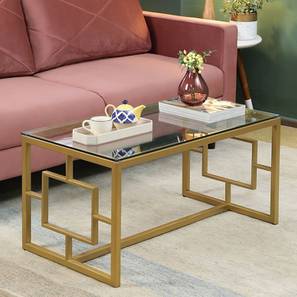 Furncasa Design Anny Rectangular Metal Coffee Table in Powder Coating Finish